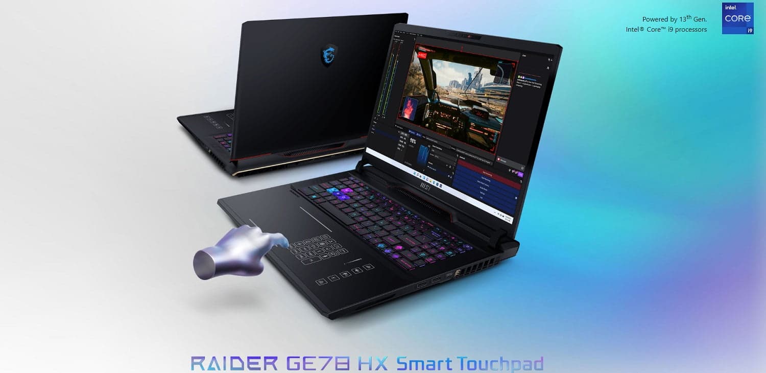 Laptop MSI Raider GE78HX Smart Touchpad 17" (2023)