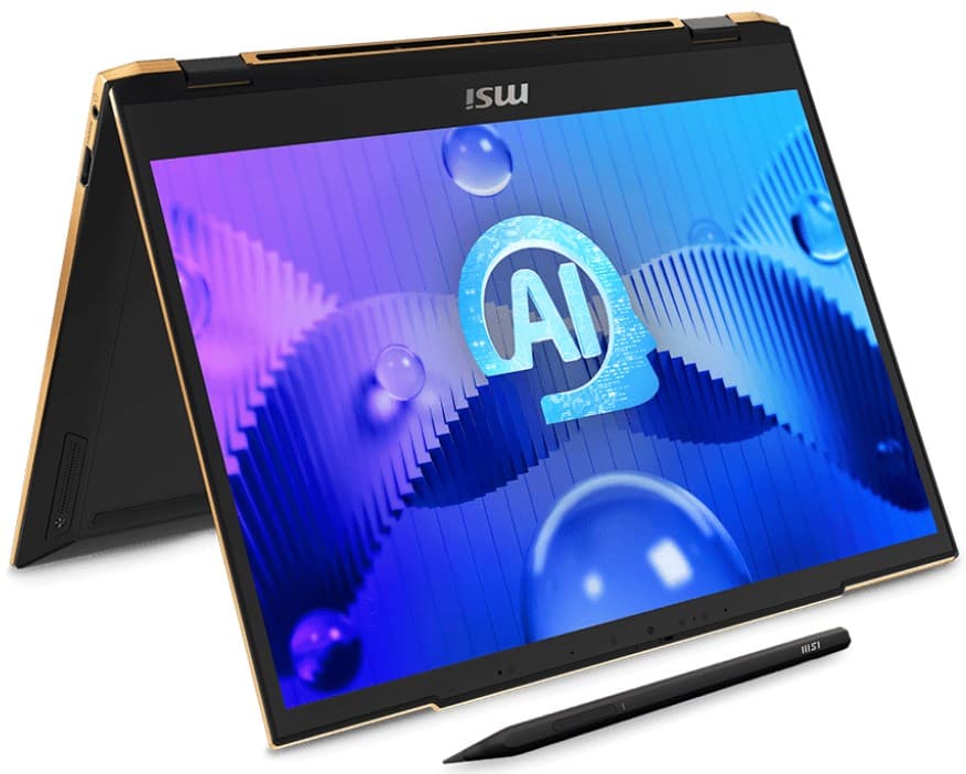 MSI Summit E13 AI Evo A1MTG- 038US 13.3" FHD+ IPS-Level Touch Screen (100% DCI-P3) Laptop w/ Intel Arc Graphics (Intel Core Ultra 7- 155H & Windows 11 Pro)