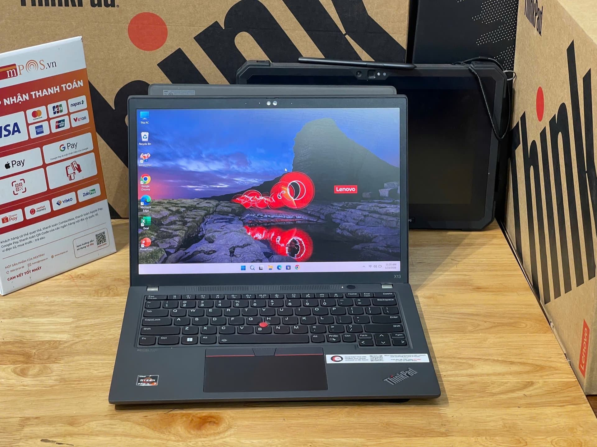 LENOVO THINKPAD X13 GEN 3 RYZEN 7 PRO 6850U RAM 16GB SSD 512GB 13 FHD