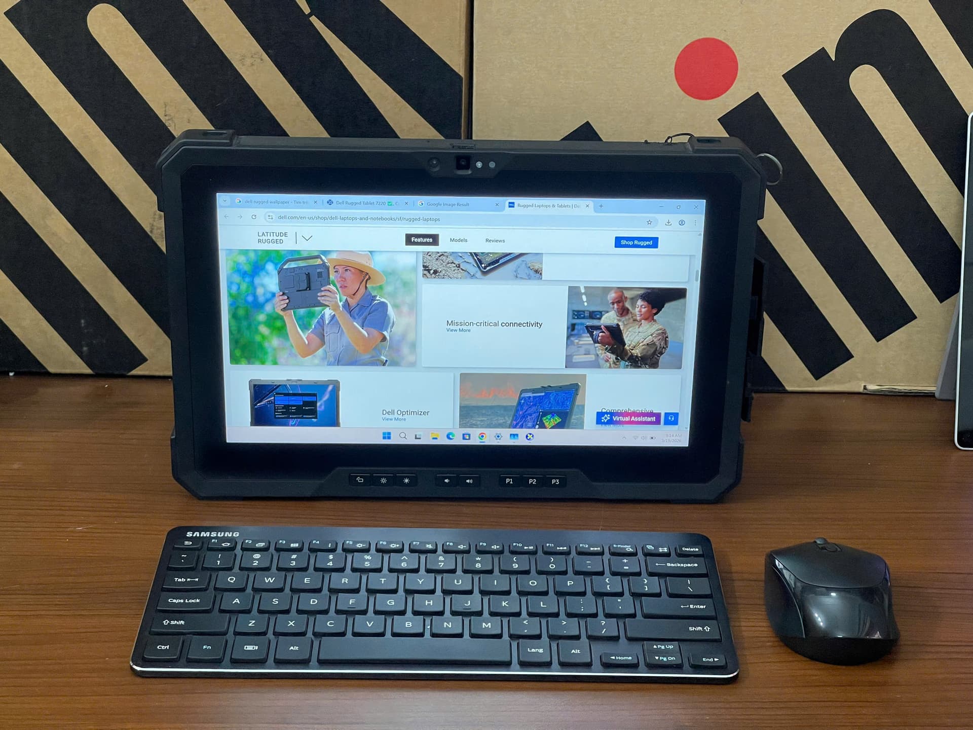 Dell  Tablet 7220, Core i3-8145U/ 8GB/256GB/ Intel UHD Graphics 620/ 11.6” FHD Touch 1000nits