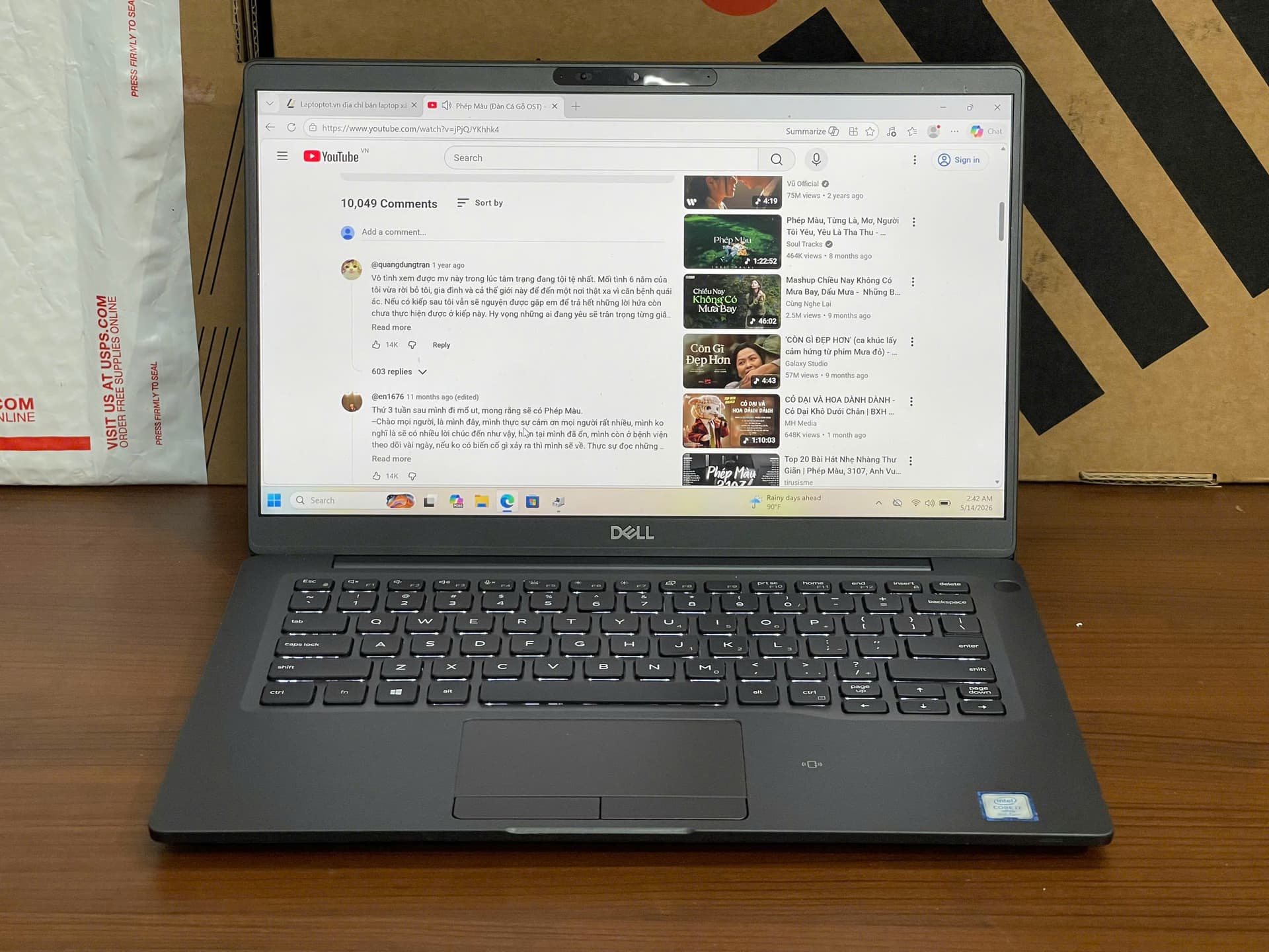 DELL LATITUDE 7400/ I7 8665U/ 16GB/256GB/14 FHD/ LEDKEYBOARD