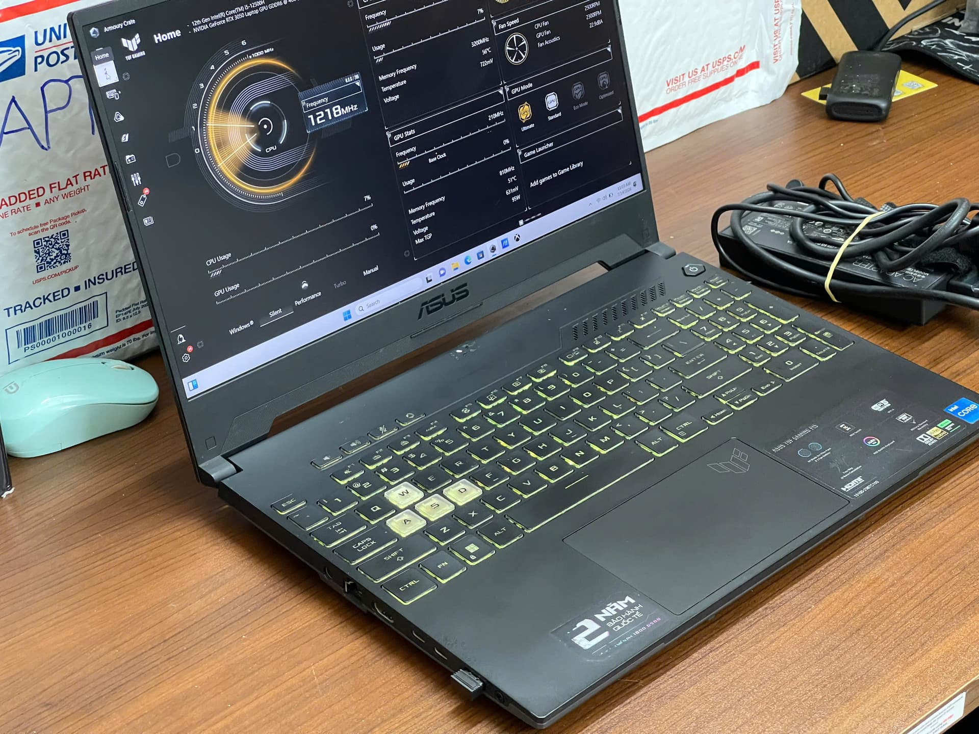 Laptop Asus TUF Gaming F15 FX507ZC4-HN074W (Intel Core i5-12500H | RTX 3050 4GB |8GB | 512GB | 15.6 inch FHD 144Hz 