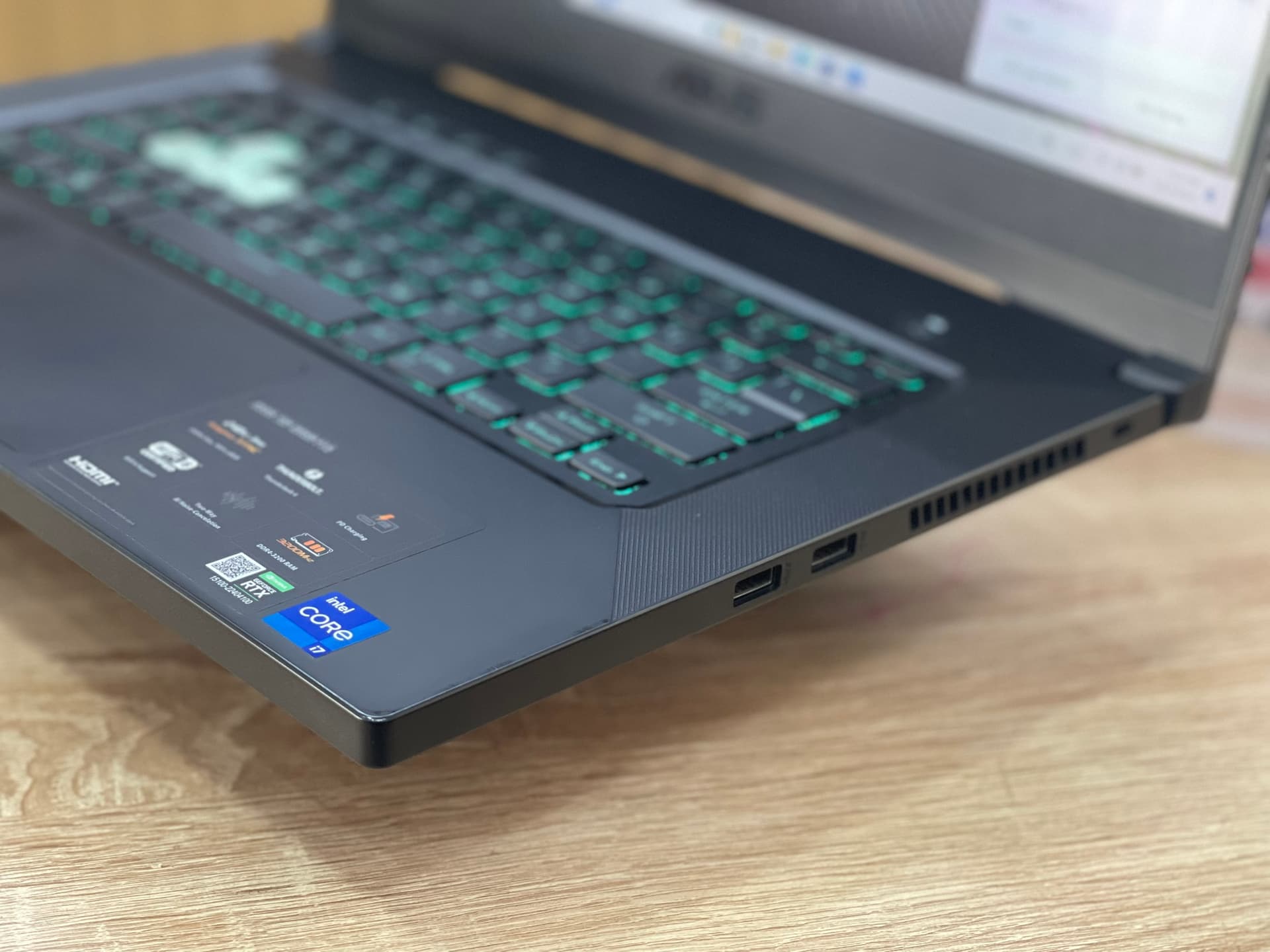 ASUS TUF DASH F15 FX516PR / I7 11370H / 16GB / 1TB / RTX 3070 / FHD 240HZ ASUS TUF DASH F15 FX516PR / I7 11370H / 16GB / 1TB / RTX 3070 / FHD 240HZ