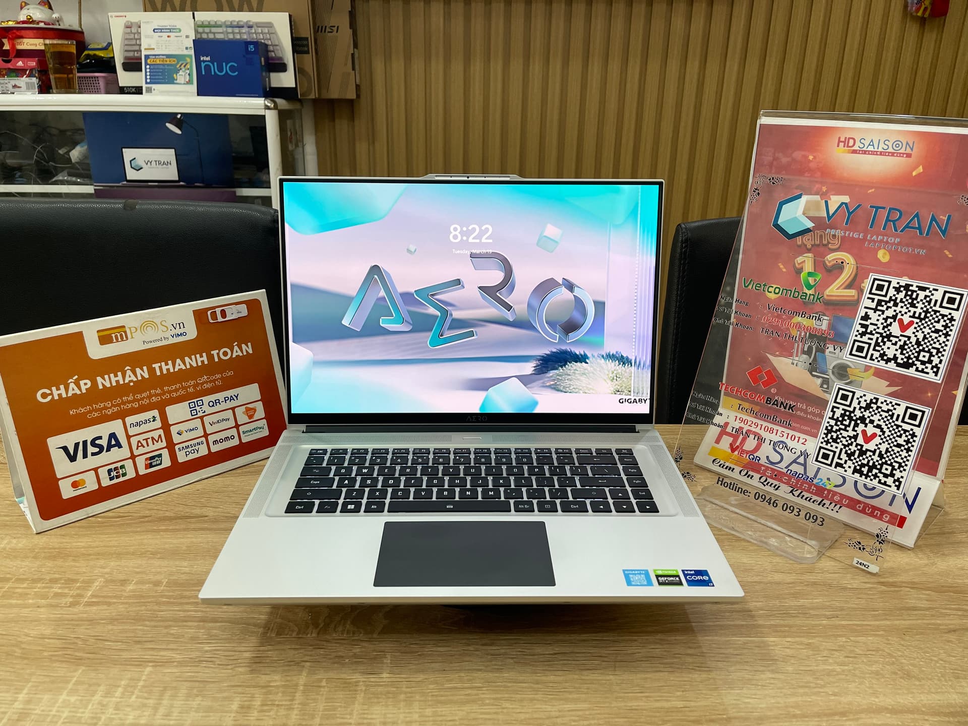 GIGABYTE AERO 16 XE5, RTX 3070Ti, i7 Gen 12 GIGABYTE AERO 16 XE5, RTX 3070Ti, i7 Gen 12