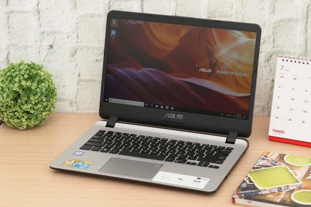 Laptop Asus Vivobook X407UA/ i5 8250U 8CPUS/ SSD/ 14in/ Viền Mỏng/ Finger/ Đẹp Keng/ Giá rẻ Laptop Asus Vivobook X407UA/ i5 8250U 8CPUS/ SSD/ 14in/ Viền Mỏng/ Finger/ Đẹp Keng/ Giá rẻ