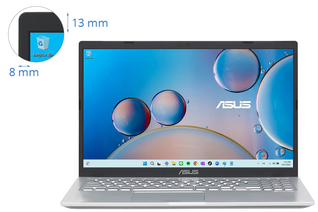 Laptop Asus Vivobook X515EA i5 1135G7/ Ram8G/ SSD512/ Vga Iris XE/ Viền Mỏng/ Full HD IPS/ Finger/ Type C/ Giá rẻ Laptop Asus Vivobook X515EA i5 1135G7/ Ram8G/ SSD512/ Vga Iris XE/ Viền Mỏng/ Full HD IPS/ Finger/ Type C/ Giá rẻ