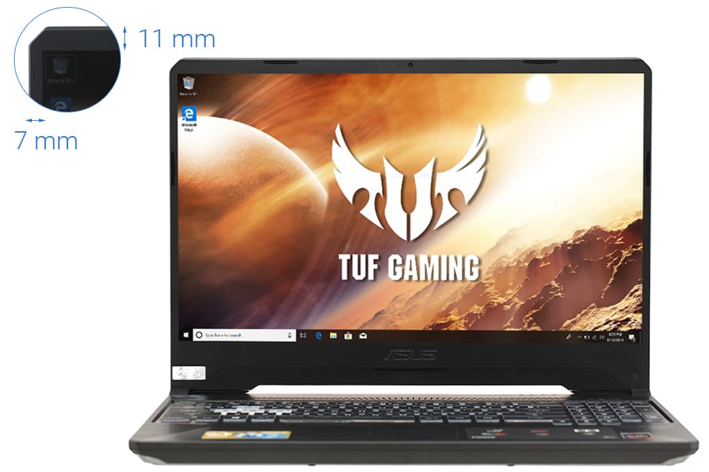 ASUS TUF GAMING FX505DD RYZEN 7 3750H GTX1050 120Hz | LAPTOP GAMING GIÁ RẺ R7 3750H/NVIDIA GTX1050/16GB /512GB /15.6" FHD ASUS TUF GAMING FX505DD RYZEN 7 3750H GTX1050 120Hz | LAPTOP GAMING GIÁ RẺ R7 3750H/NVIDIA GTX1050/16GB /512GB /15.6" FHD