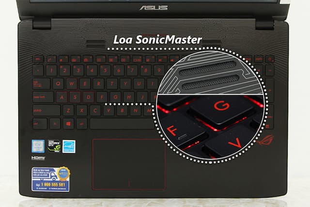 Laptop Asus Rog GL552VX, i7 6700HQ 8G SSD128+1000G Vga rời GTX950M 4G Laptop Asus Rog GL552VX, i7 6700HQ 8G SSD128+1000G Vga rời GTX950M 4G