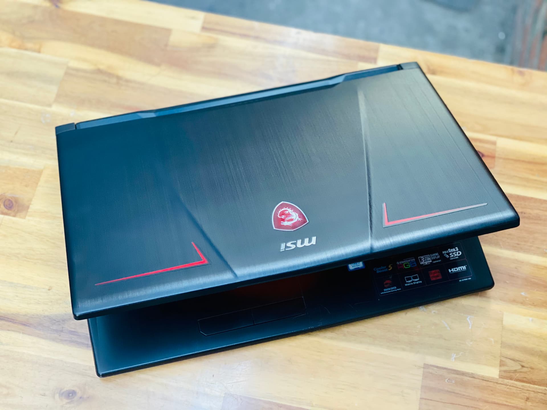 Laptop Gaming MSI GP73 Leopard 8RD/ i7 8750H/ 16G/ SSD256+500G/ GTX1050TI Laptop Gaming MSI GP73 Leopard 8RD/ i7 8750H/ 16G/ SSD256+500G/ GTX1050TI