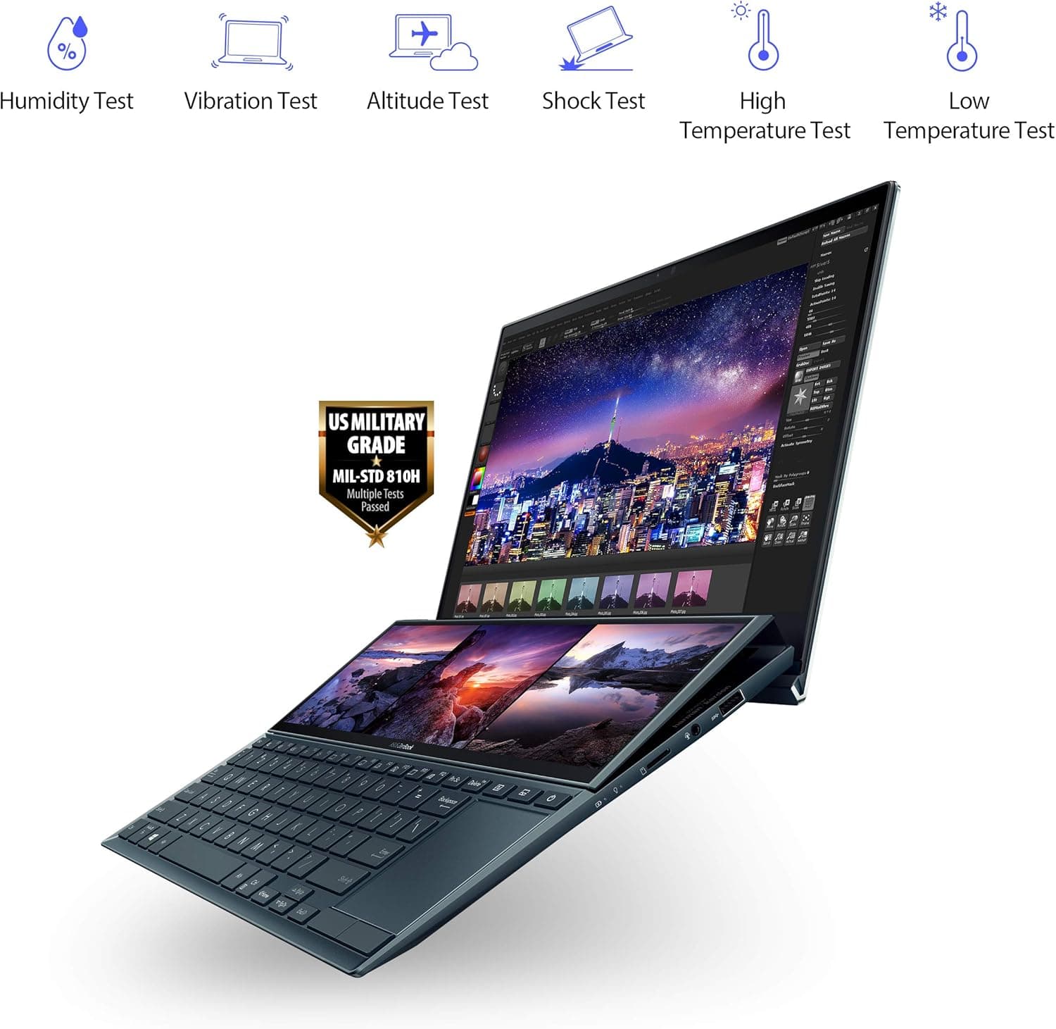 Asus ZenBook Duo UX482 - CORE I7 1195G7/16GB/1TB SSD/ GEFORCE MX450 2GB Asus ZenBook Duo UX482 - CORE I7 1195G7/16GB/1TB SSD/ GEFORCE MX450 2GB