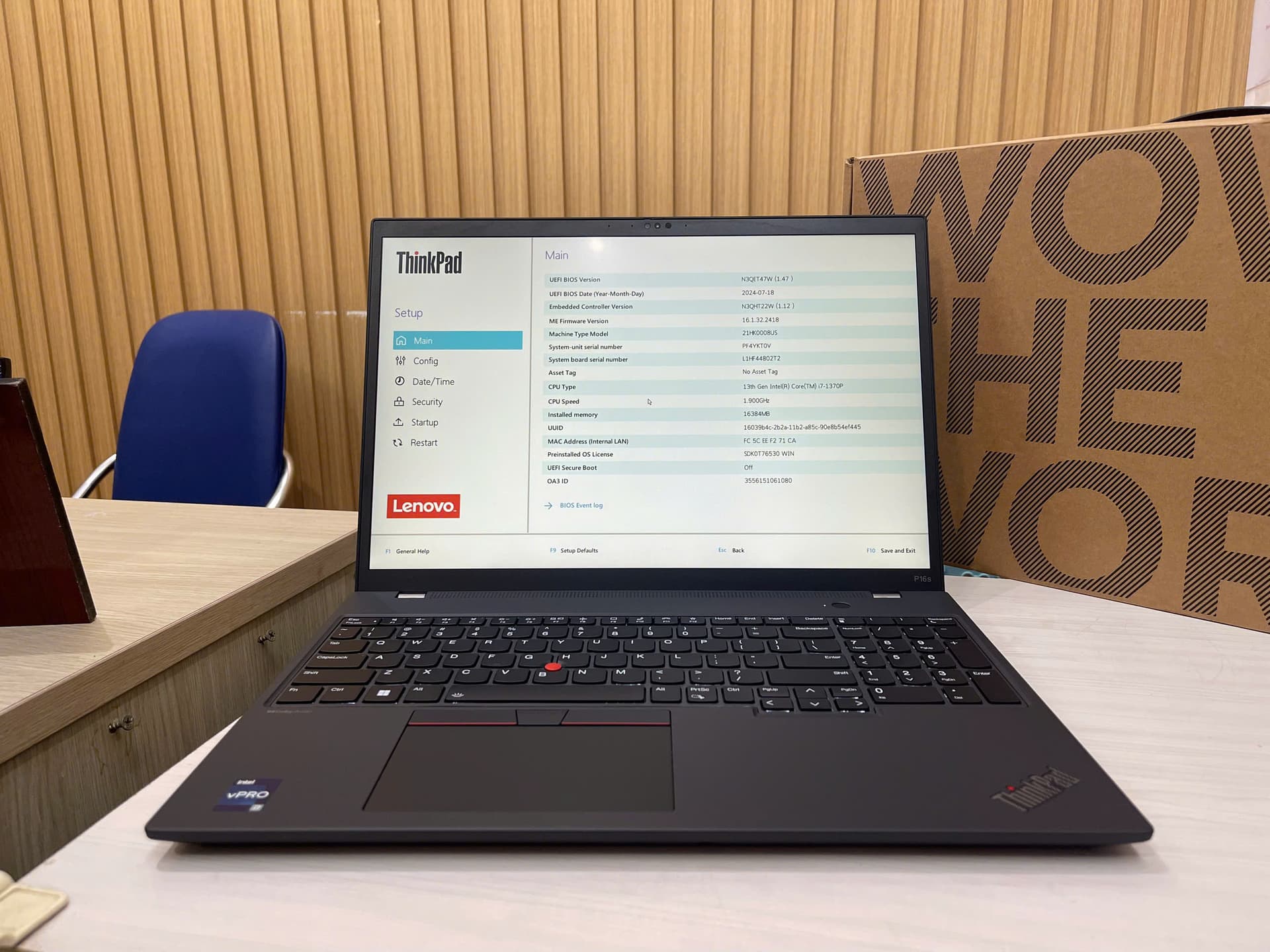 Thinkpad P16s G2 i7 1370P 20cpu sx 2024 Thinkpad P16s G2 i7 1370P 20cpu sx 2024